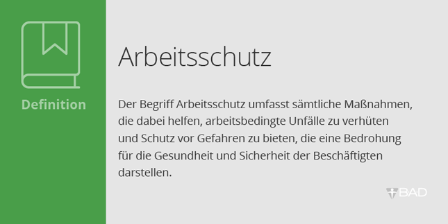 Arbeitsschutz Definition Arbeitsschutz Definition