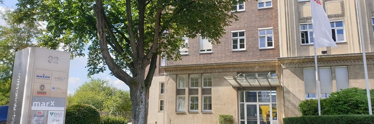 Der Eingangsbereich des Zentrums in Essen.