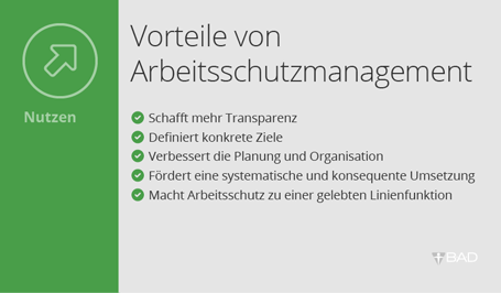 Vorteile von Arbeitsschutzmanagement Vorteile von Arbeitsschutzmanagement