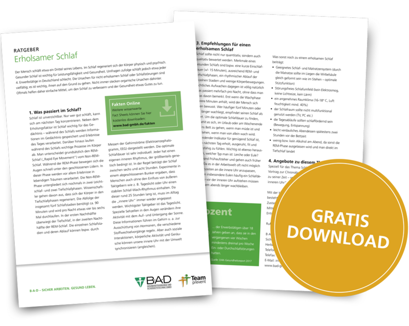 Factsheet | Erholsamer Schlaf