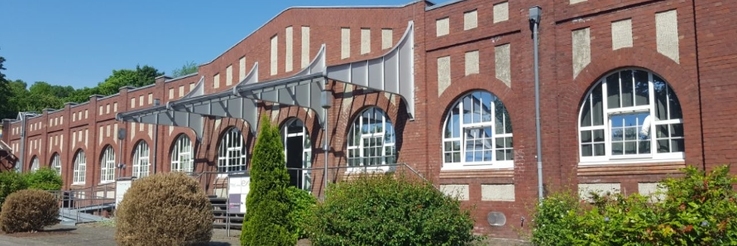 Das Gebäude des Zentrums in Möchengladbach. 