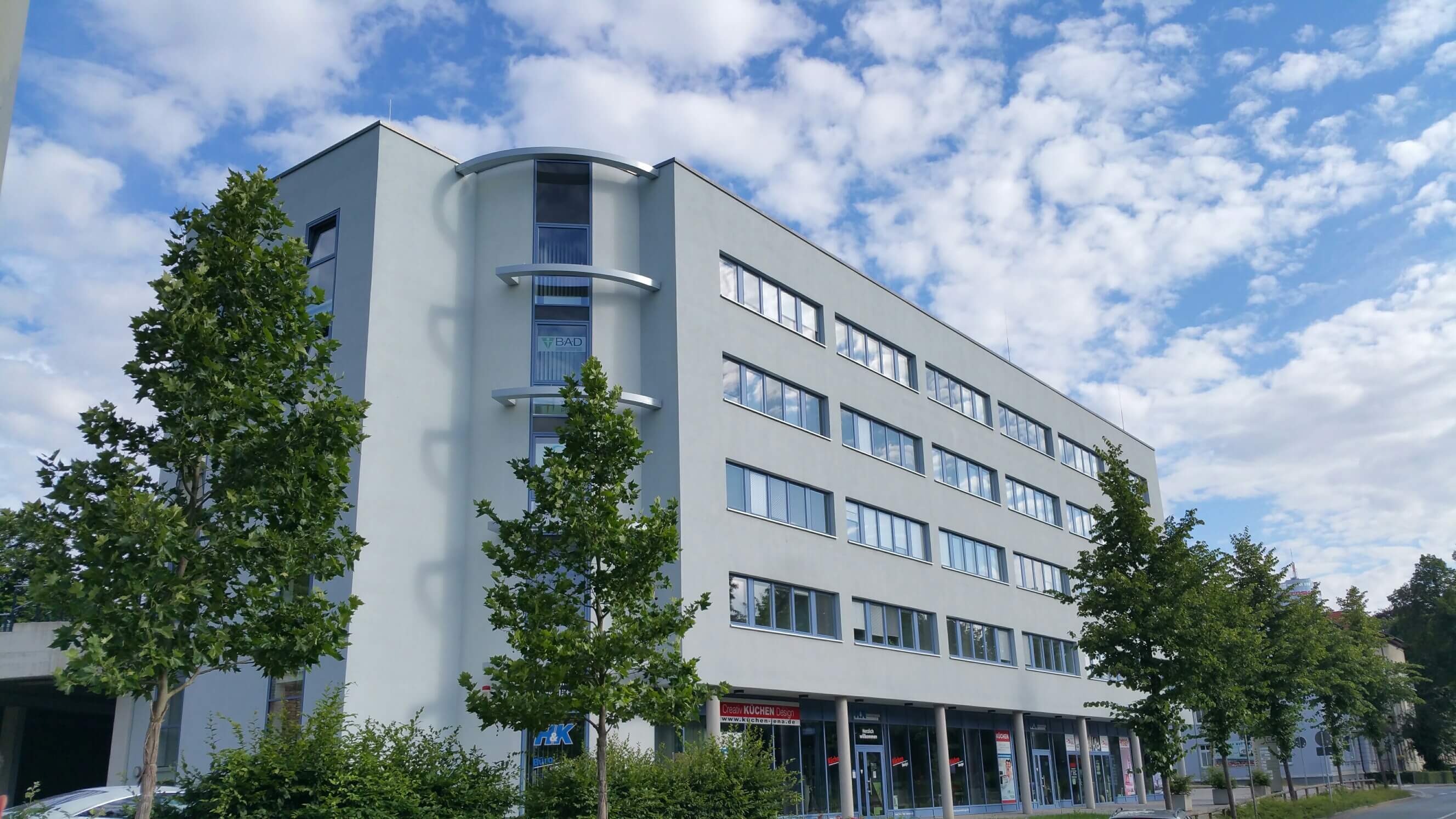 Das Gebäude des Zentrums in Jena.