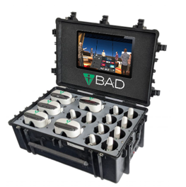 Koffer mit VR-Brillen B·A·D Koffer mit VR OfficeTrainer
