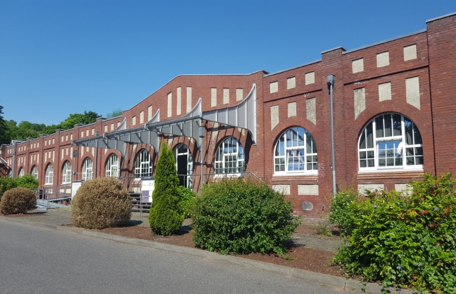 Das Gebäude des Zentrums in Möchengladbach.