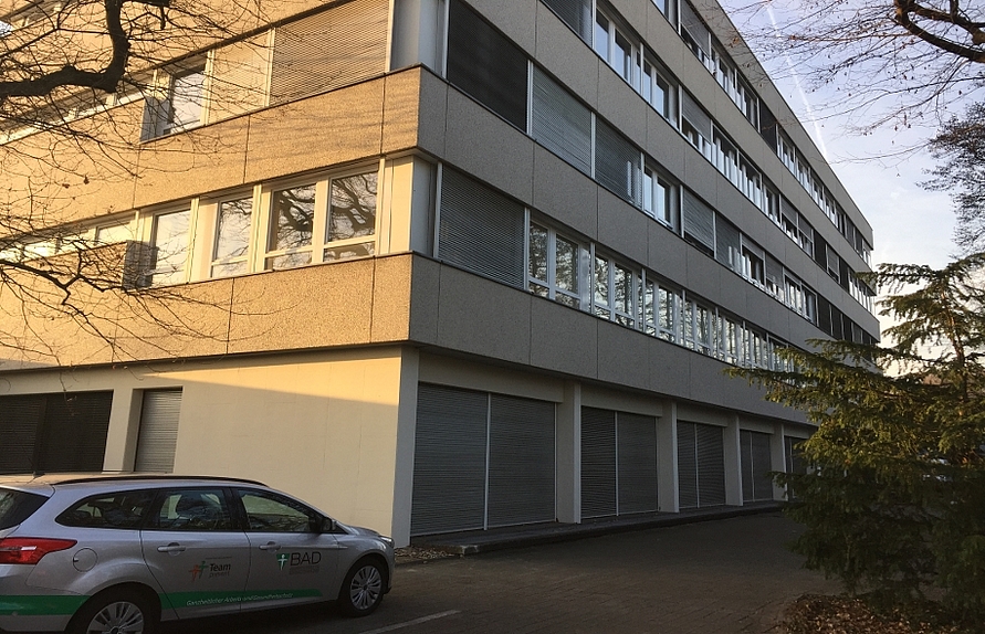Das Gebäude des Zentrums in Karlsruhe.
